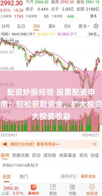 配资炒股经验 股票配资申请指南：轻松获取资金，扩大投资收益